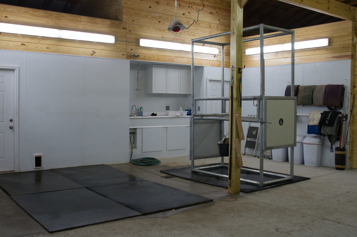 Wash area at JC Andalusians